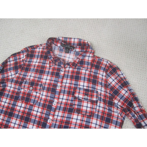 French Laundry Button‎ Down Shirt Women's XL Plaid Casual Long Sleeve Collared - Picture 2 of 7